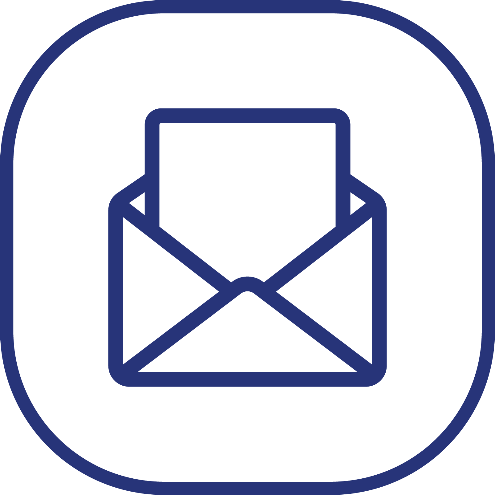 Ícone representando o serviço de webmail, com envelope