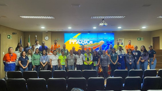 Foto no auditório da emap com participantes da PACPI
